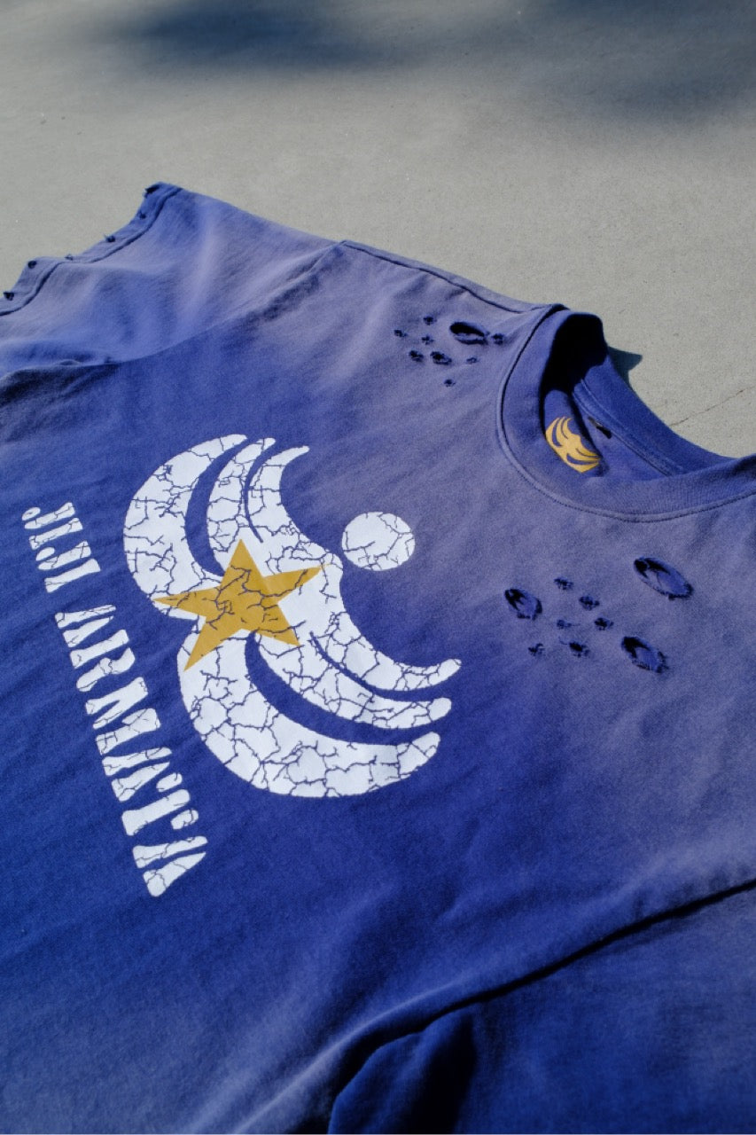 Navy Blue “Fatigue” T shirt