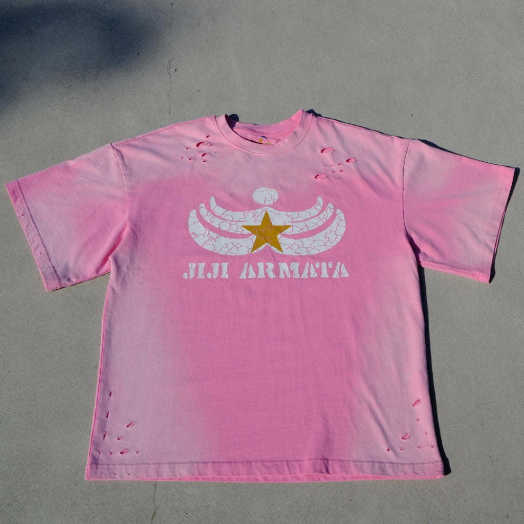 Bubble Gum Pink “Fatigue” T shirt