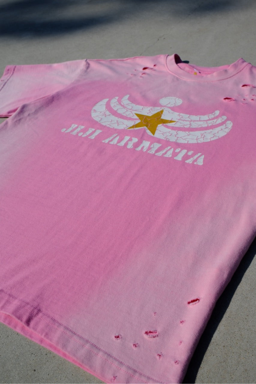 Bubble Gum Pink “Fatigue” T shirt