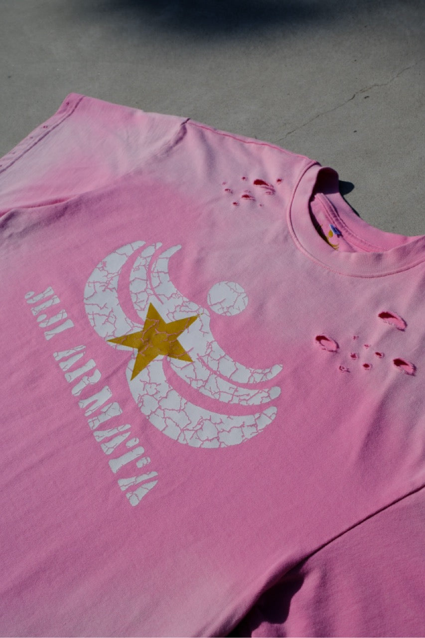 Bubble Gum Pink “Fatigue” T shirt