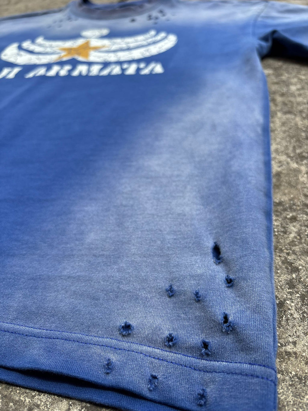 Navy Blue “Fatigue” T shirt