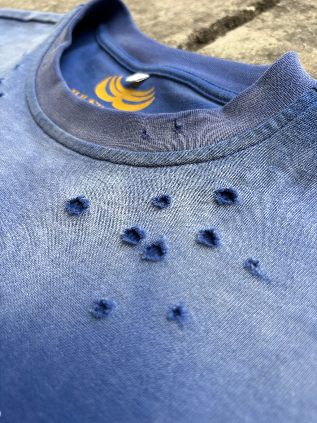 Navy Blue “Fatigue” T shirt