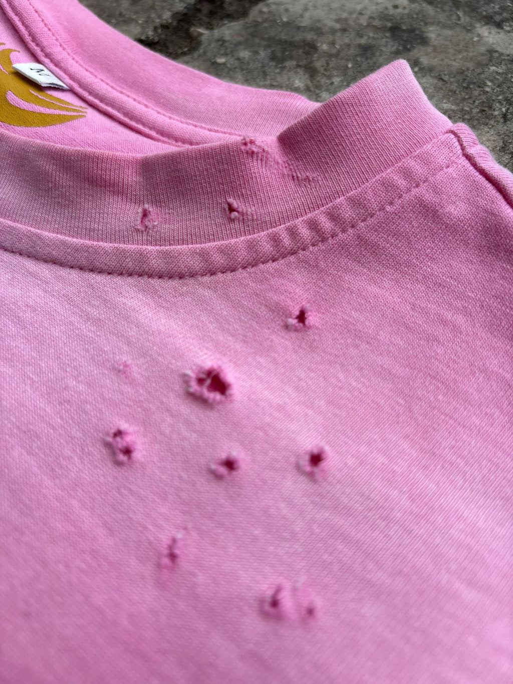 Bubble Gum Pink “Fatigue” T shirt
